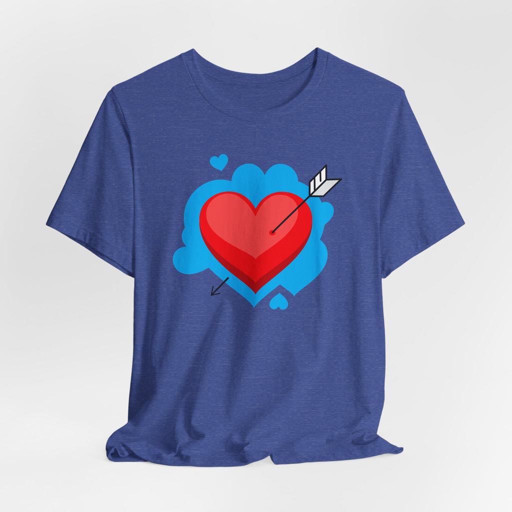 Valentine Heart Arrow T‑Shirt — “I Only Have Eyes for You” Romantic Tee
