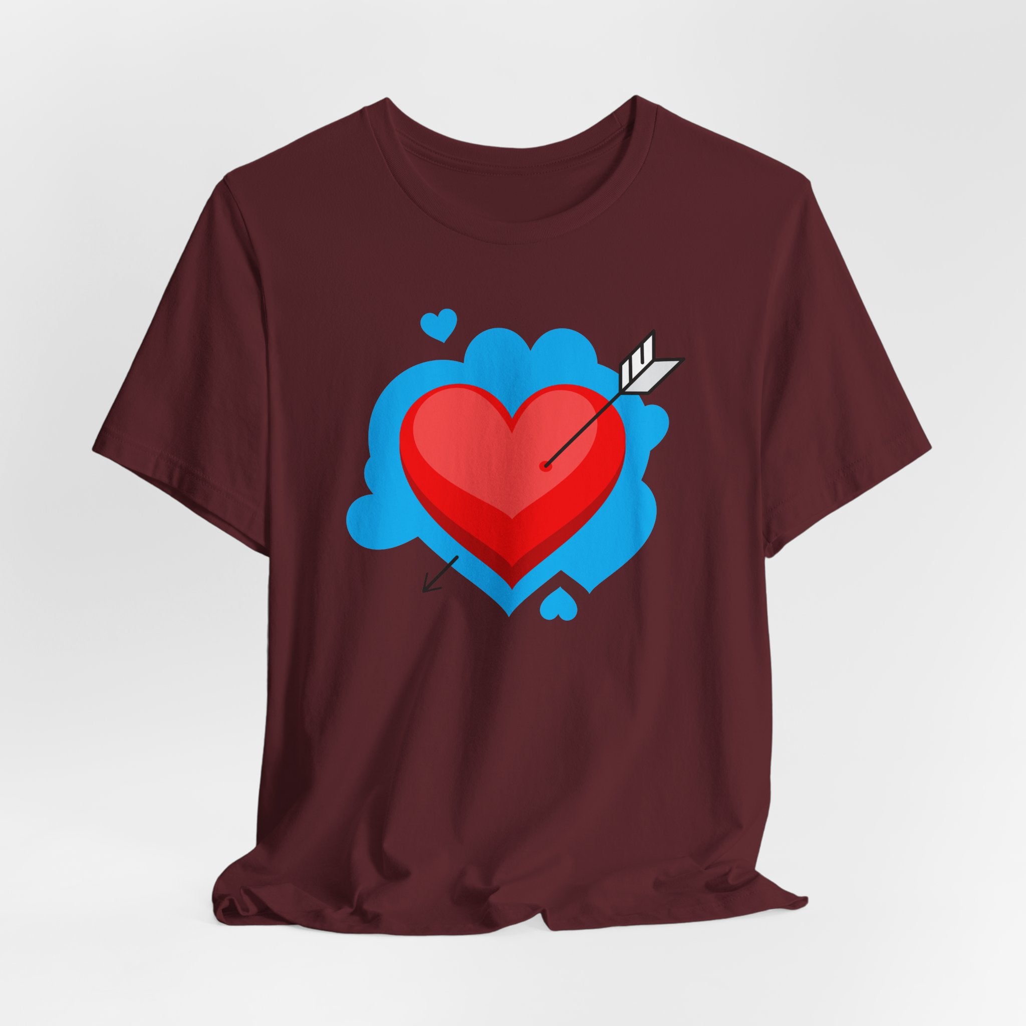 Valentine Heart Arrow T‑Shirt — “I Only Have Eyes for You” Romantic Tee