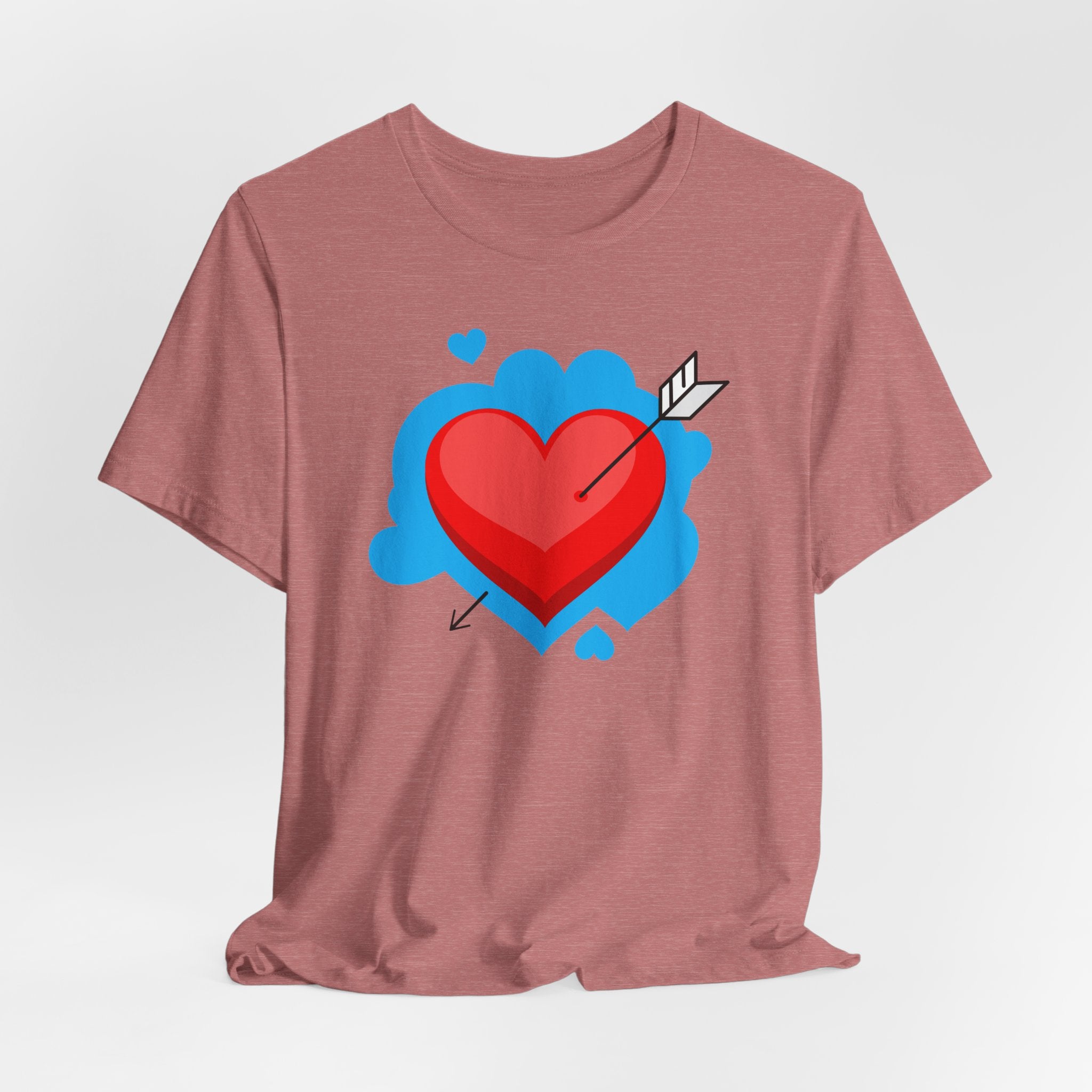 Valentine Heart Arrow T‑Shirt — “I Only Have Eyes for You” Romantic Tee