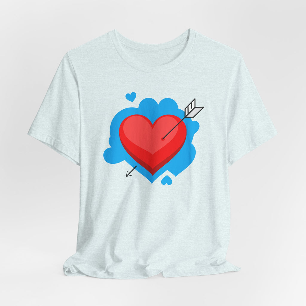 Valentine Heart Arrow T‑Shirt — “I Only Have Eyes for You” Romantic Tee