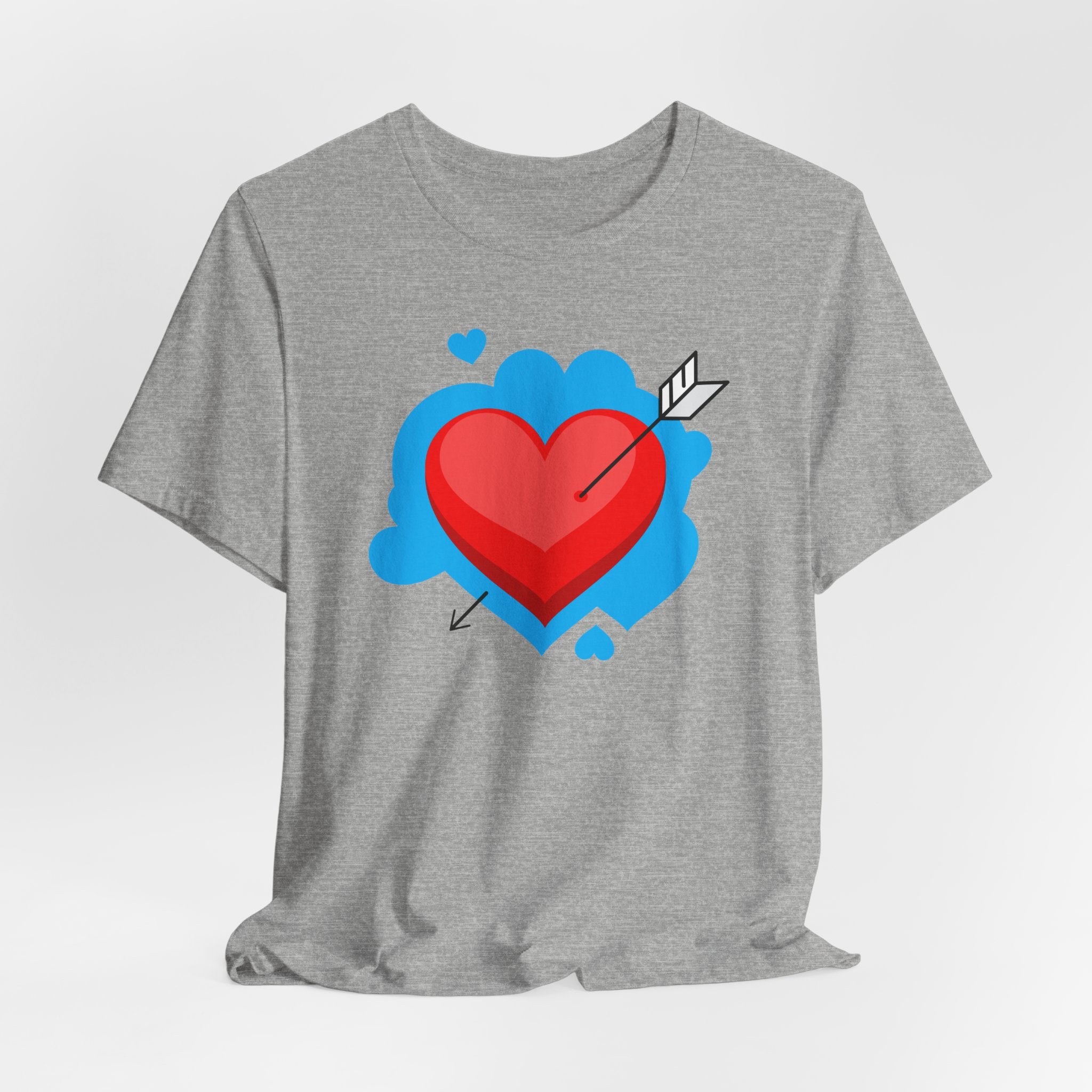 Valentine Heart Arrow T‑Shirt — “I Only Have Eyes for You” Romantic Tee