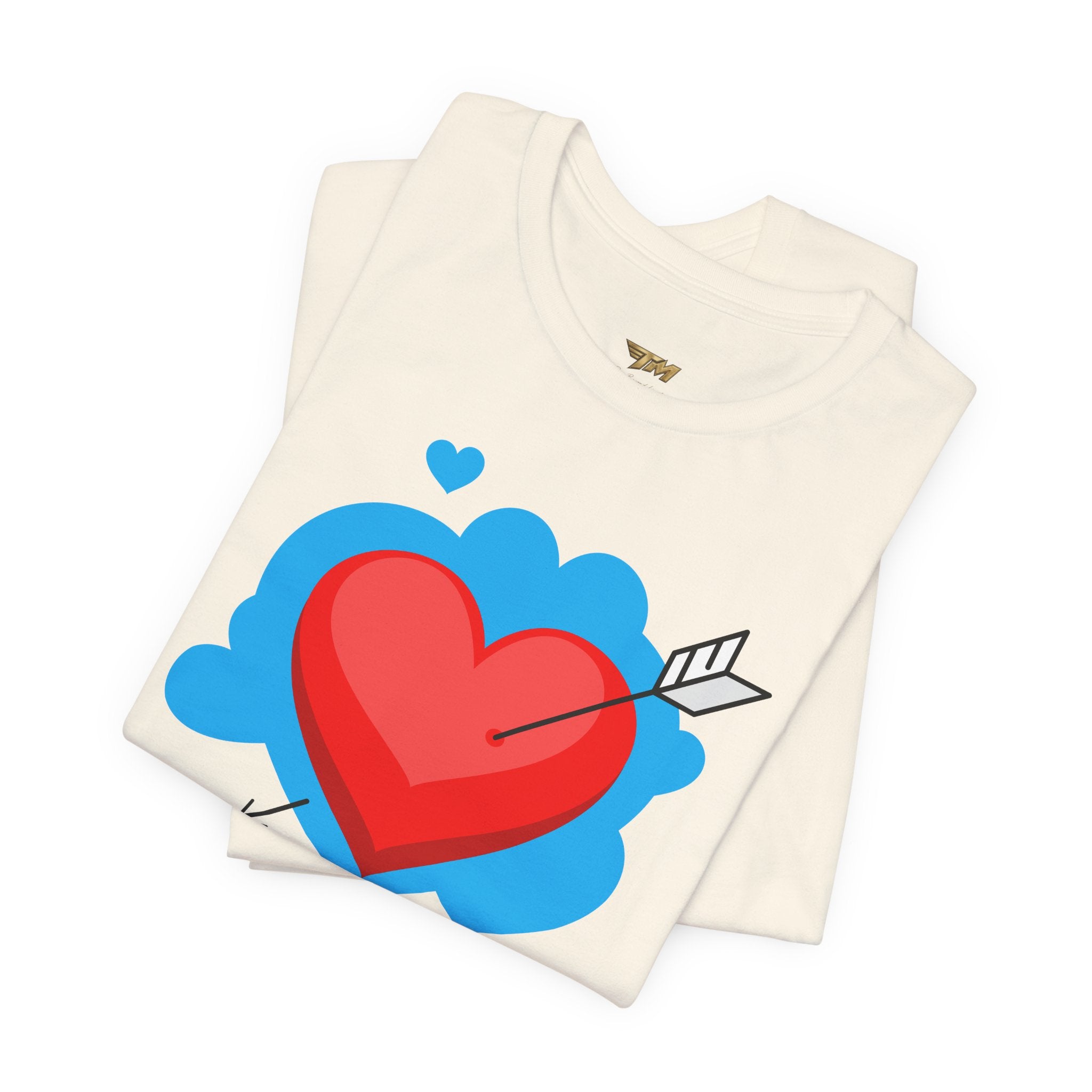 Valentine Heart Arrow T‑Shirt — “I Only Have Eyes for You” Romantic Tee