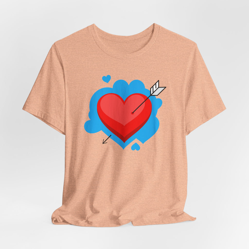 Valentine Heart Arrow T‑Shirt — “I Only Have Eyes for You” Romantic Tee