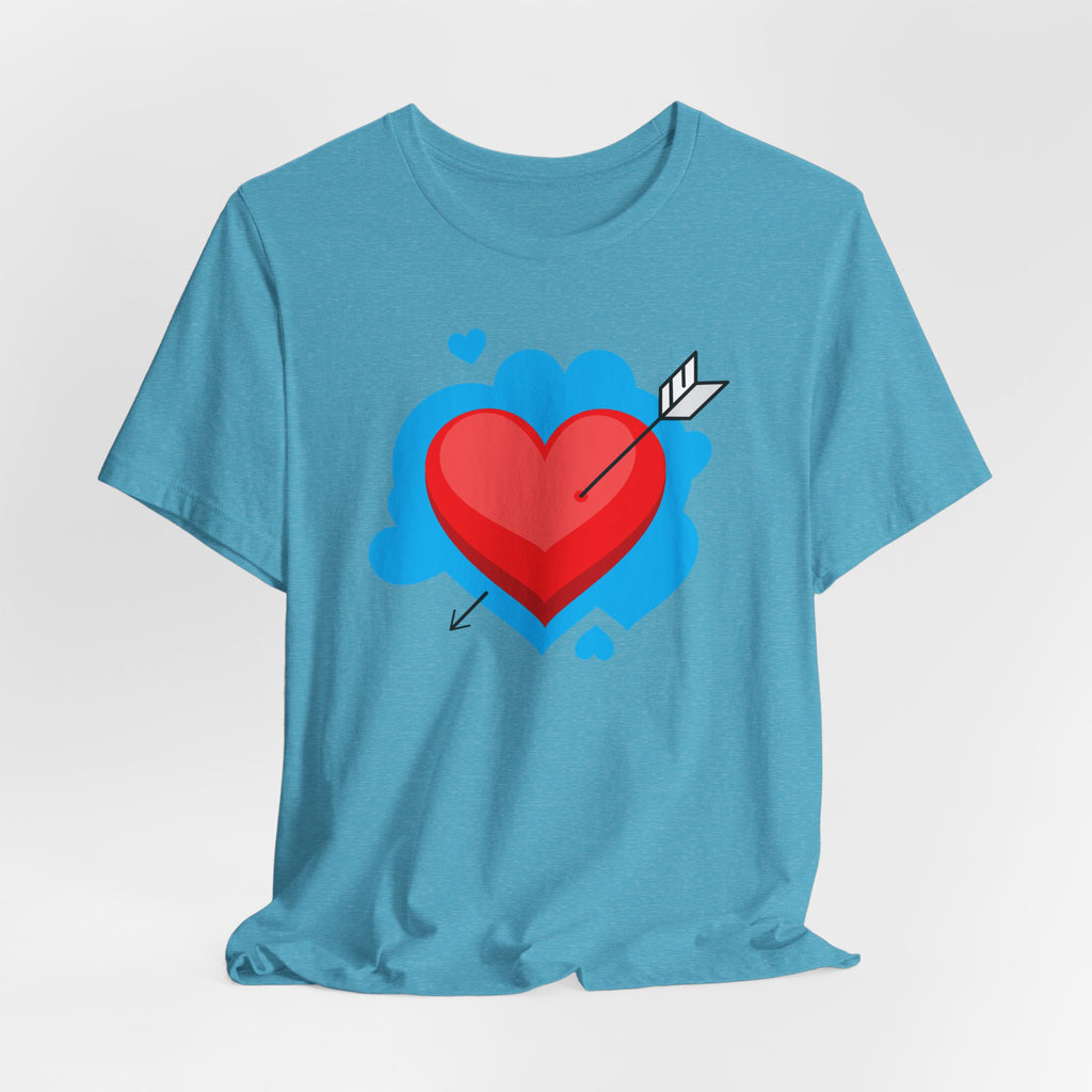 Valentine Heart Arrow T‑Shirt — “I Only Have Eyes for You” Romantic Tee