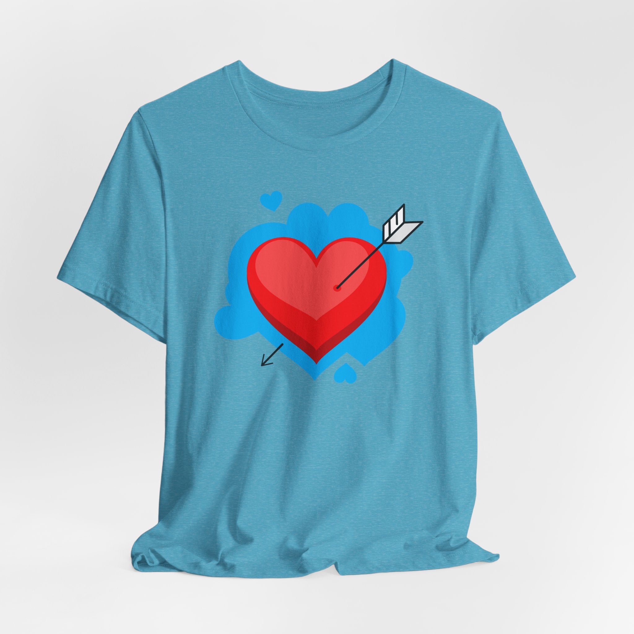 Valentine Heart Arrow T‑Shirt — “I Only Have Eyes for You” Romantic Tee