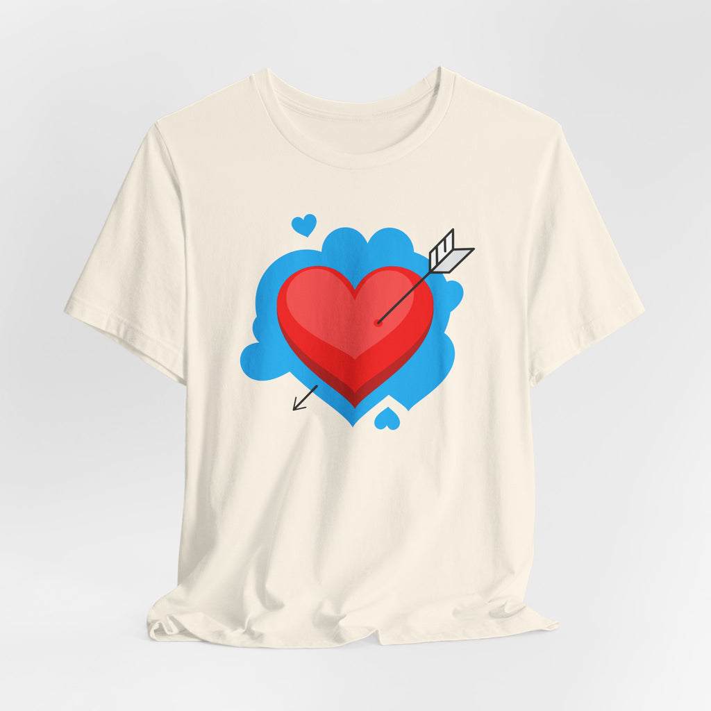 Valentine Heart Arrow T‑Shirt — “I Only Have Eyes for You” Romantic Tee