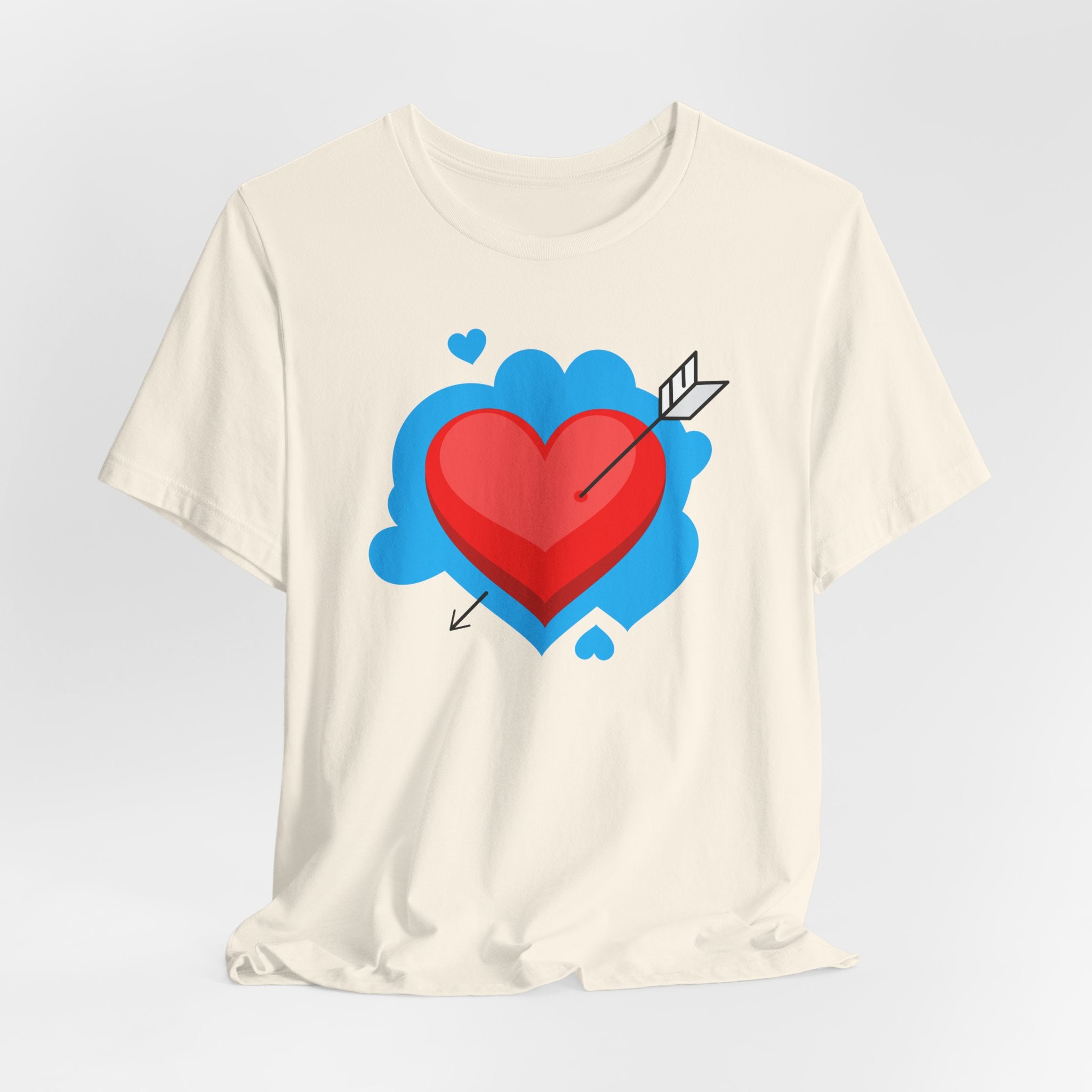 Valentine Heart Arrow T‑Shirt — “I Only Have Eyes for You” Romantic Tee