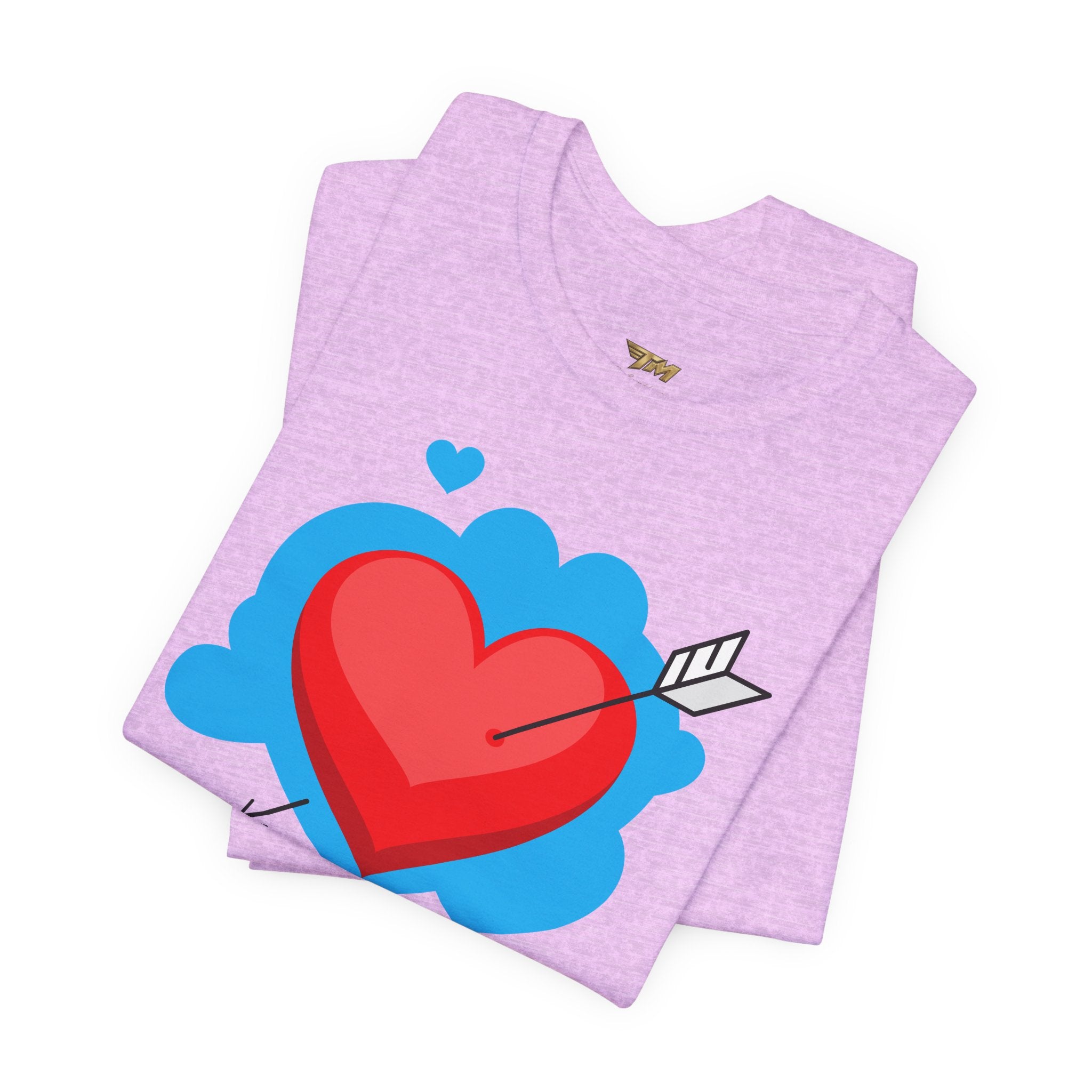 Valentine Heart Arrow T‑Shirt — “I Only Have Eyes for You” Romantic Tee