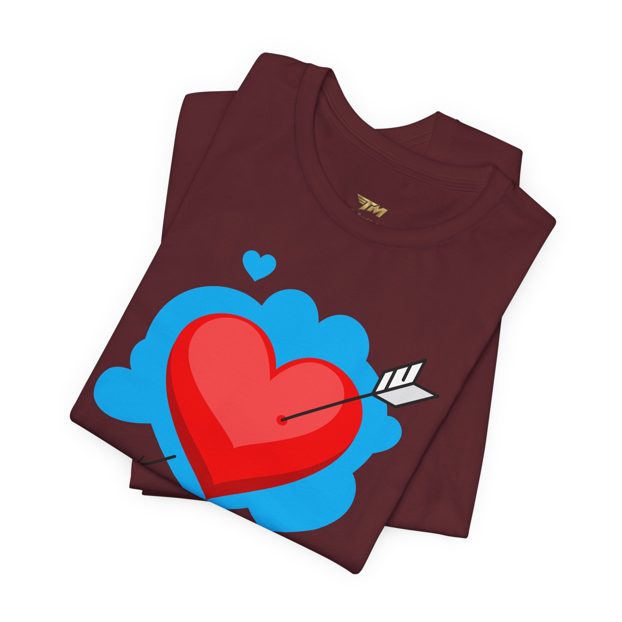 Valentine Heart Arrow T‑Shirt — “I Only Have Eyes for You” Romantic Tee