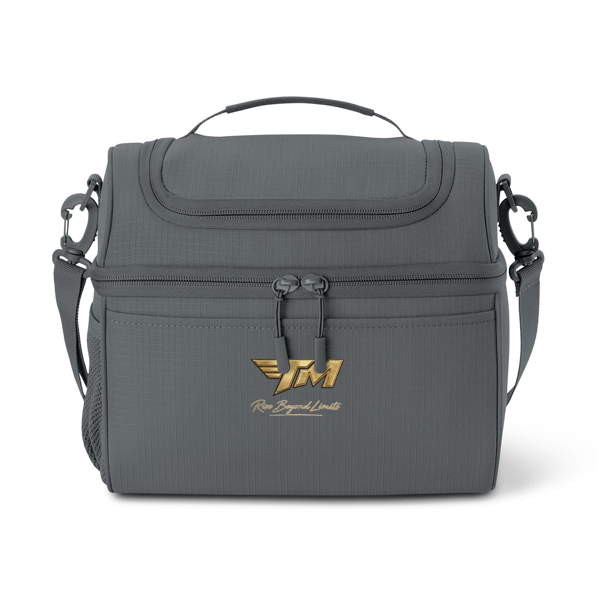 Insulated Cooler Bag with Gold  — Portable Lunch & Drink Cooler