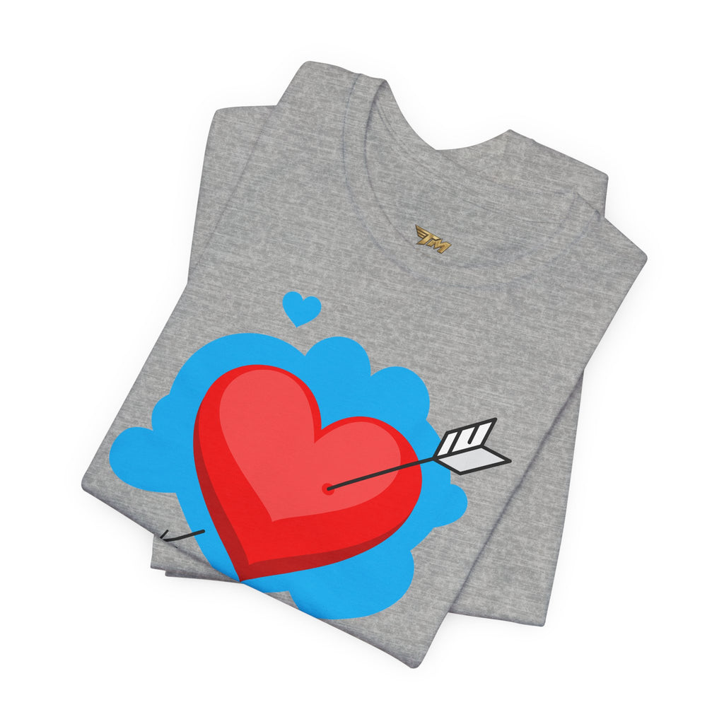 Valentine Heart Arrow T‑Shirt — “I Only Have Eyes for You” Romantic Tee