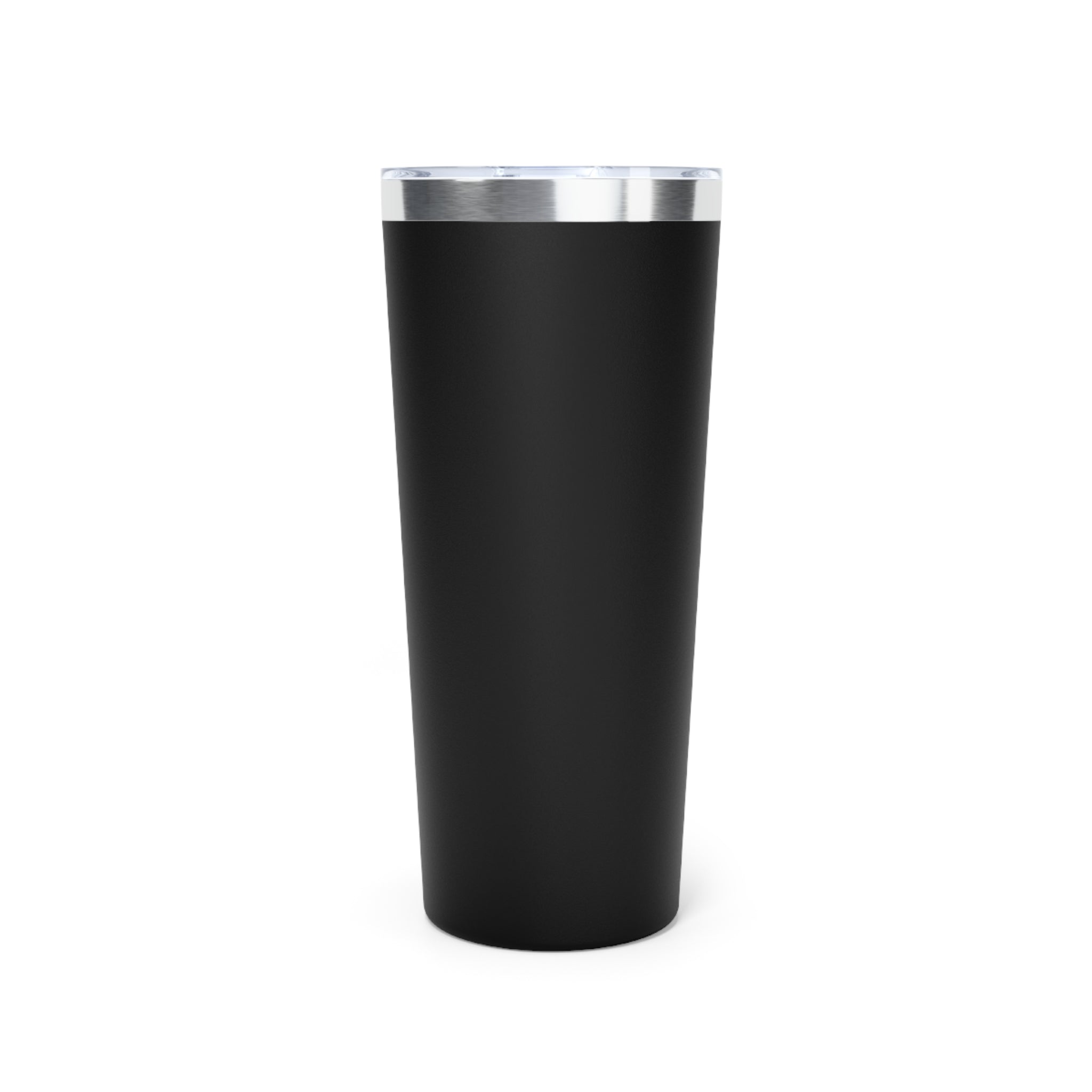 22oz Insulated Tumbler — Matte Black Copper Vacuum with Gold “TM” Rise Beyond Limits Logo
