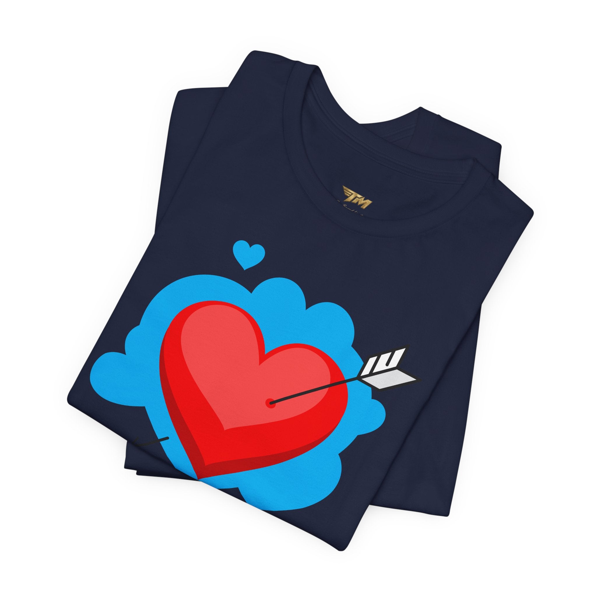 Valentine Heart Arrow T‑Shirt — “I Only Have Eyes for You” Romantic Tee