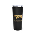 22oz Insulated Tumbler — Matte Black Copper Vacuum with Gold “TM” Rise Beyond Limits Logo