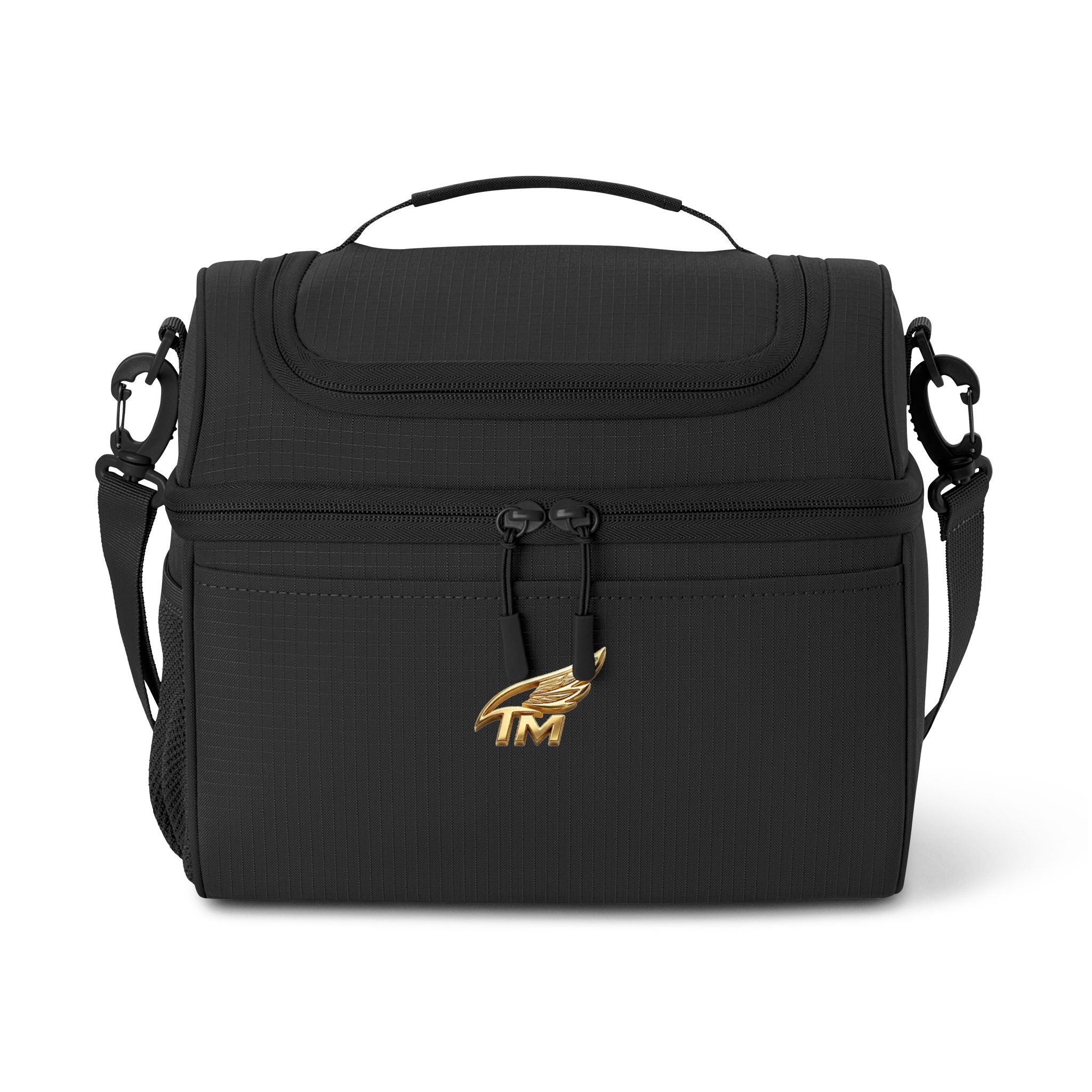 Embroidered 'TM' Insulated Cooler Bag - Compact Lunch & Picnic Tote