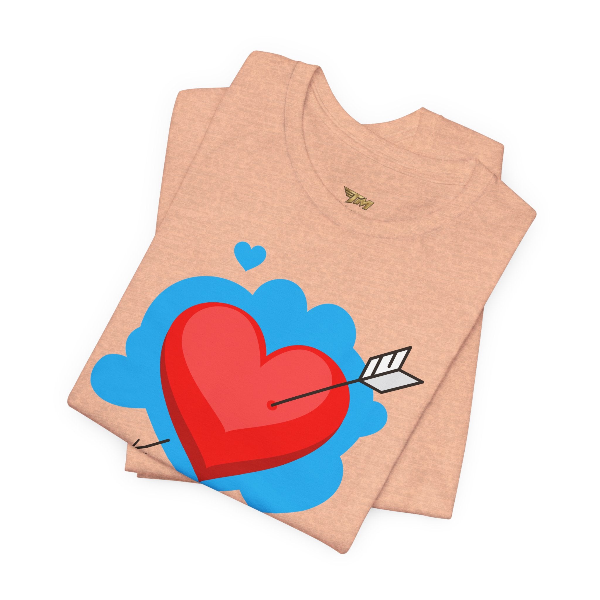 Valentine Heart Arrow T‑Shirt — “I Only Have Eyes for You” Romantic Tee