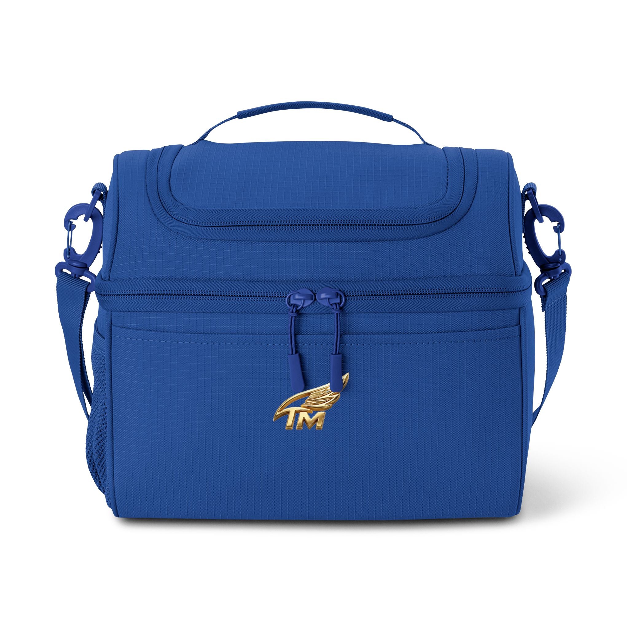 Embroidered 'TM' Insulated Cooler Bag - Compact Lunch & Picnic Tote