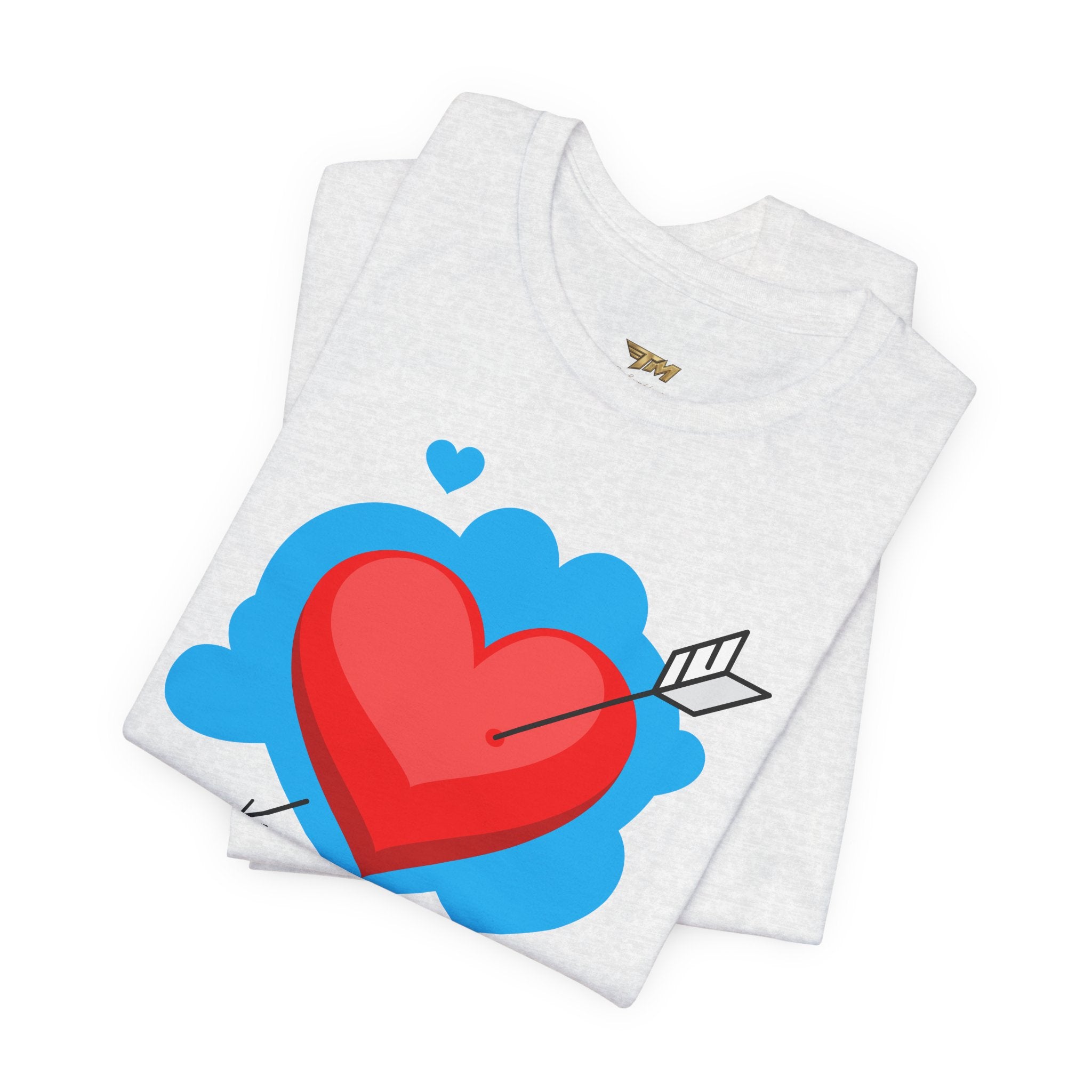 Valentine Heart Arrow T‑Shirt — “I Only Have Eyes for You” Romantic Tee