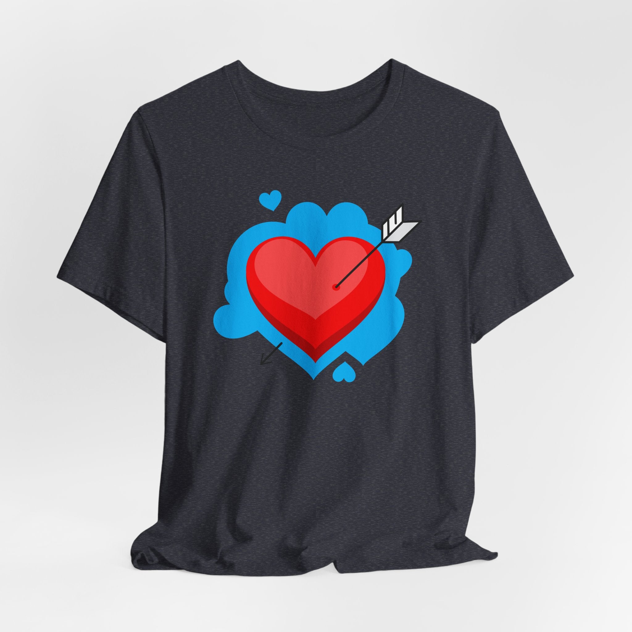 Valentine Heart Arrow T‑Shirt — “I Only Have Eyes for You” Romantic Tee