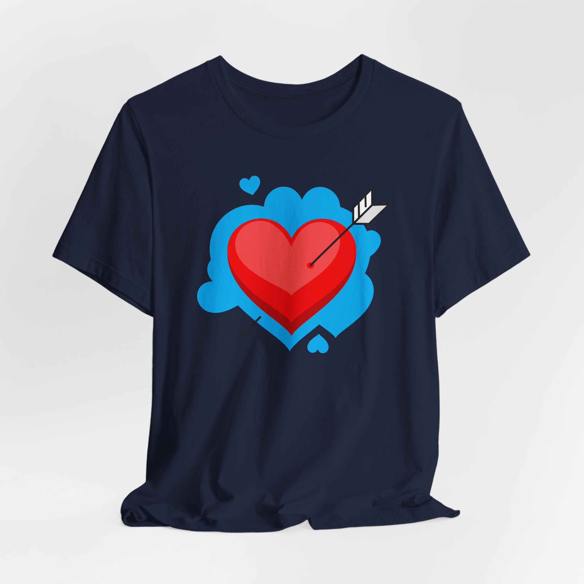 Valentine Heart Arrow T‑Shirt — “I Only Have Eyes for You” Romantic Tee