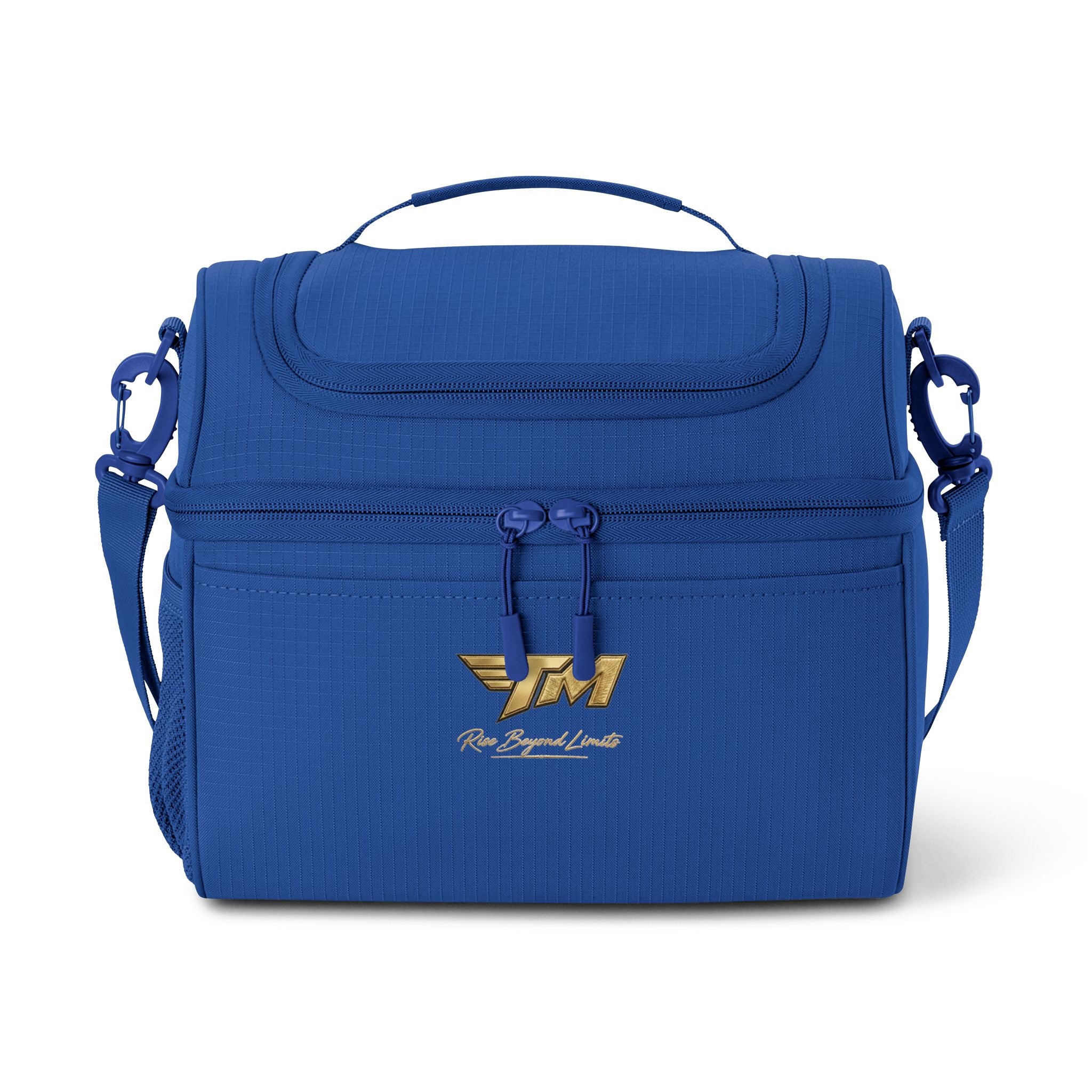 Insulated Cooler Bag with Gold  — Portable Lunch & Drink Cooler