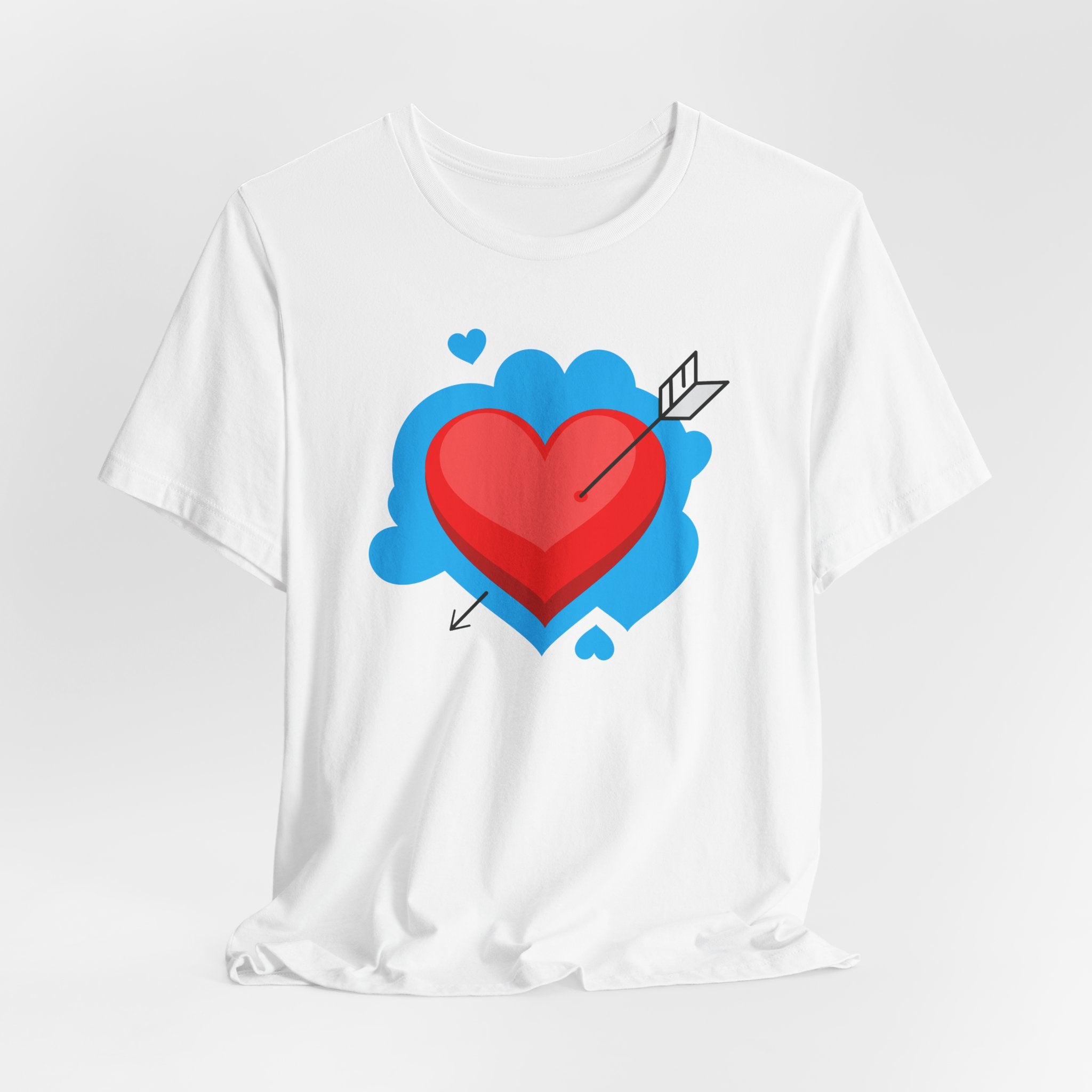 Valentine Heart Arrow T‑Shirt — “I Only Have Eyes for You” Romantic Tee