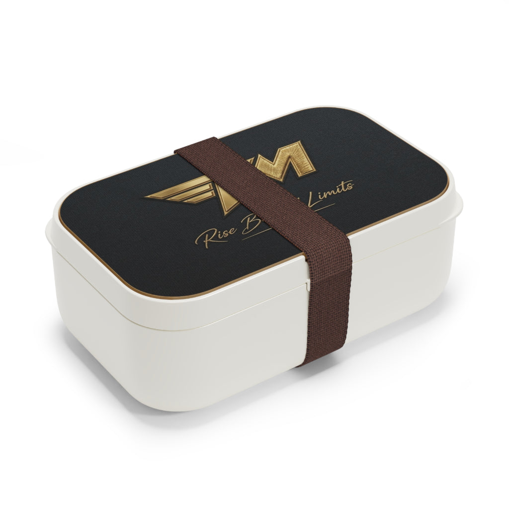 Bento Lunch Box — Black & Gold “TM”
