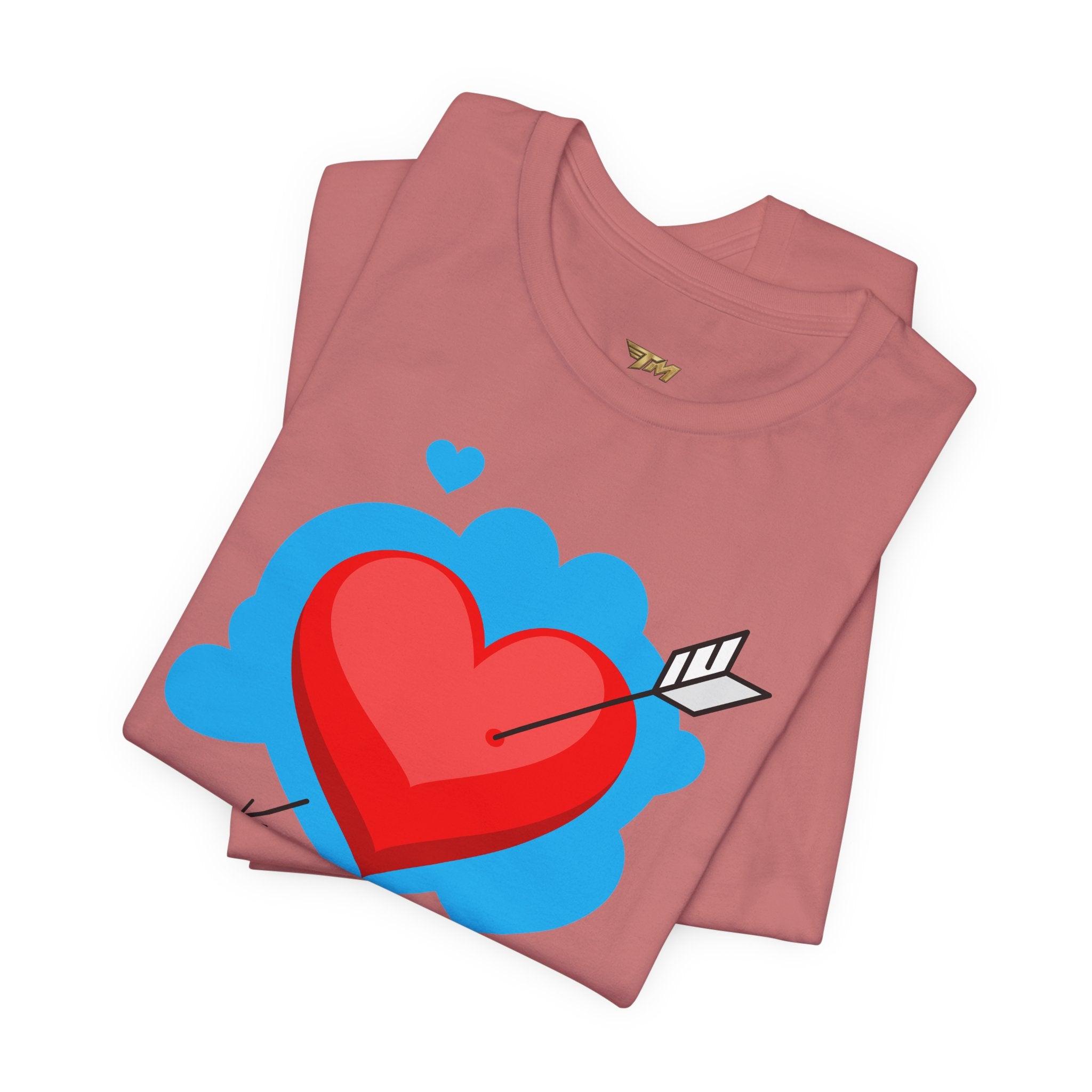 Valentine Heart Arrow T‑Shirt — “I Only Have Eyes for You” Romantic Tee