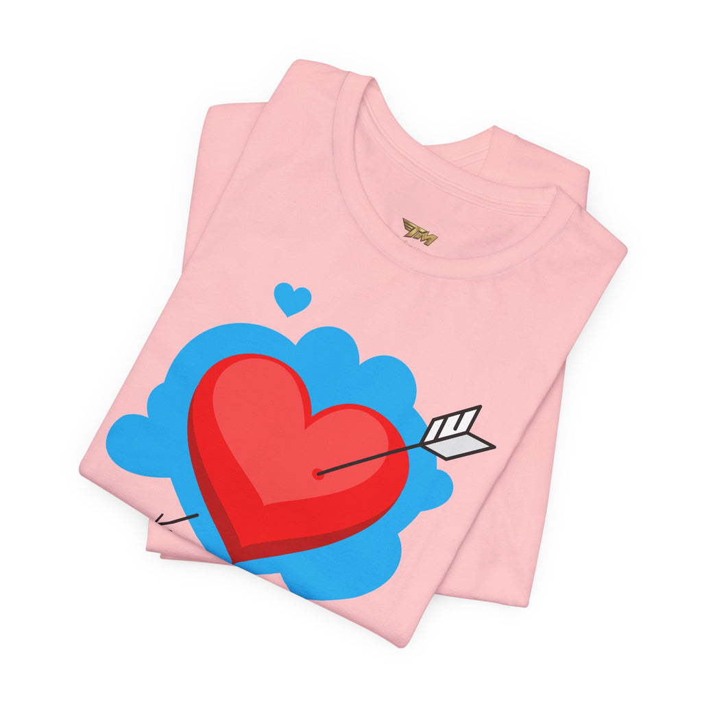 Valentine Heart Arrow T‑Shirt — “I Only Have Eyes for You” Romantic Tee