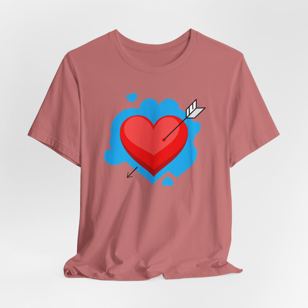 Valentine Heart Arrow T‑Shirt — “I Only Have Eyes for You” Romantic Tee