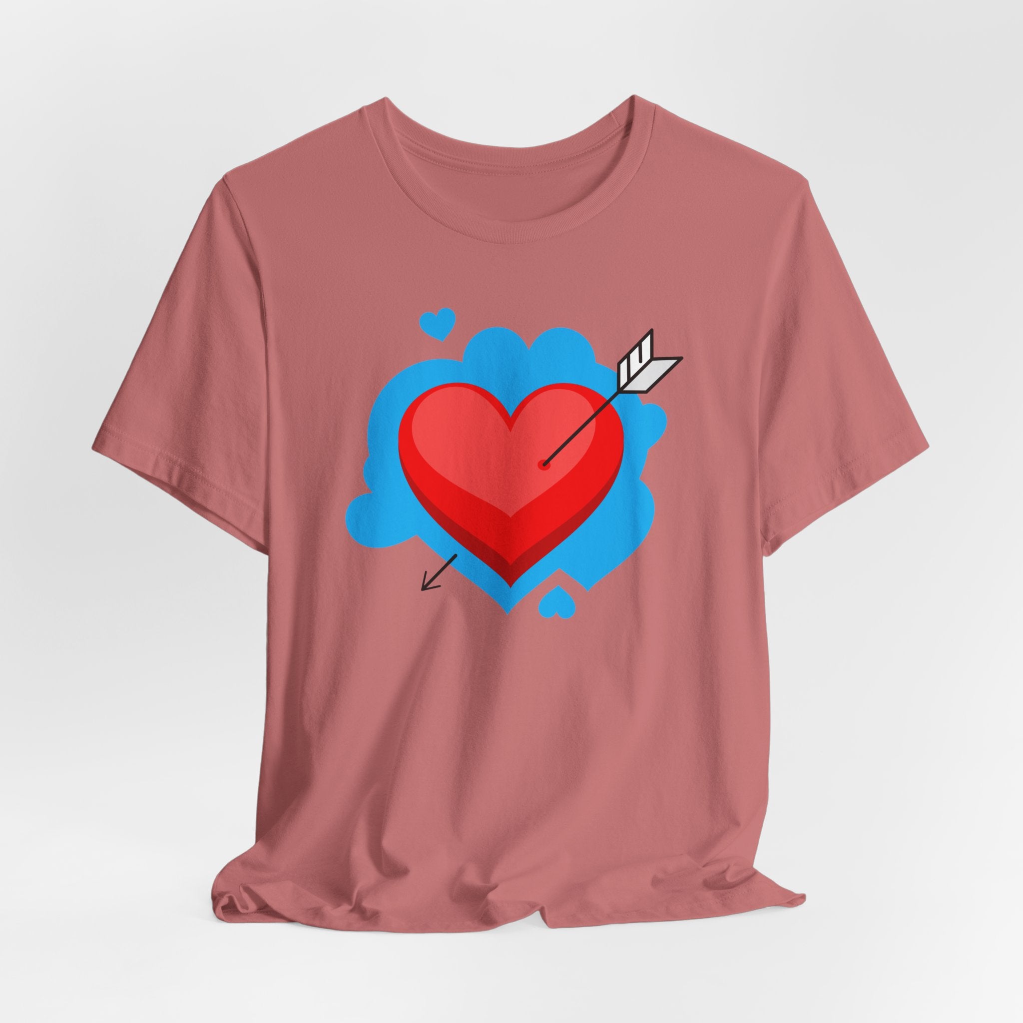 Valentine Heart Arrow T‑Shirt — “I Only Have Eyes for You” Romantic Tee
