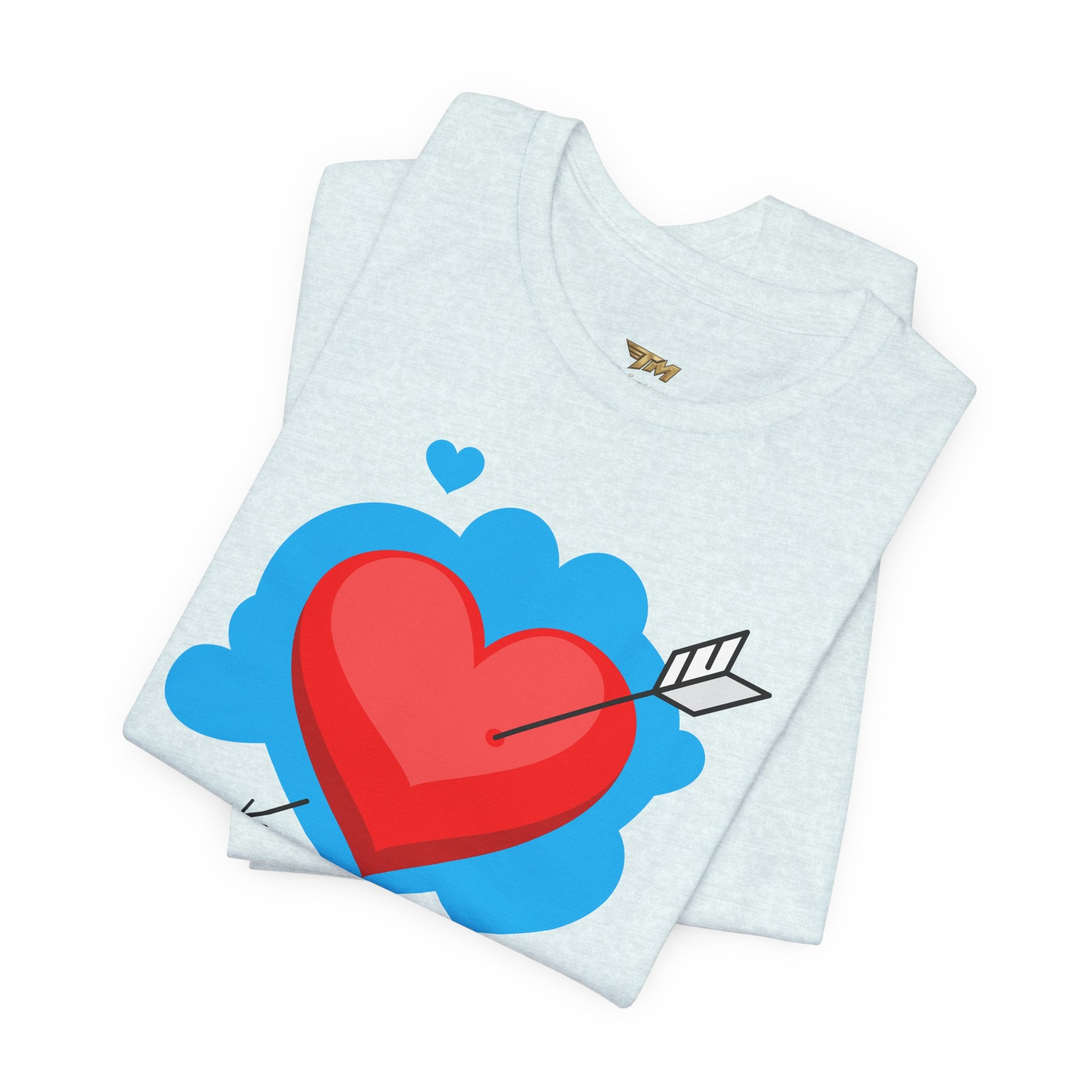 Valentine Heart Arrow T‑Shirt — “I Only Have Eyes for You” Romantic Tee