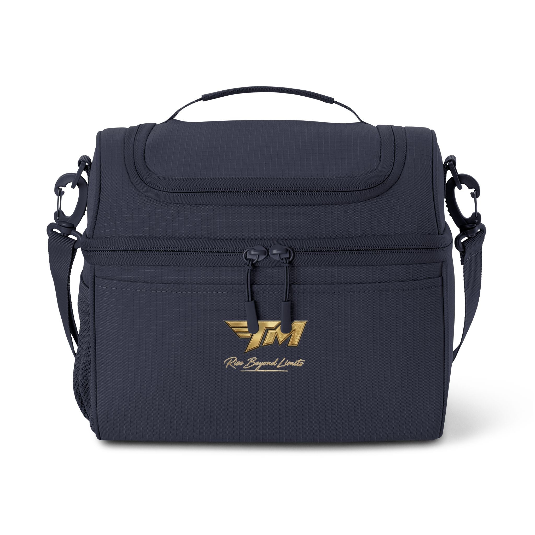 Insulated Cooler Bag with Gold  — Portable Lunch & Drink Cooler